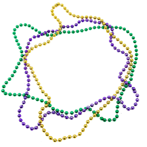 12 ST Tricolor elektropläterad plastpärlhalsband i olika färger halskedja 12pcs