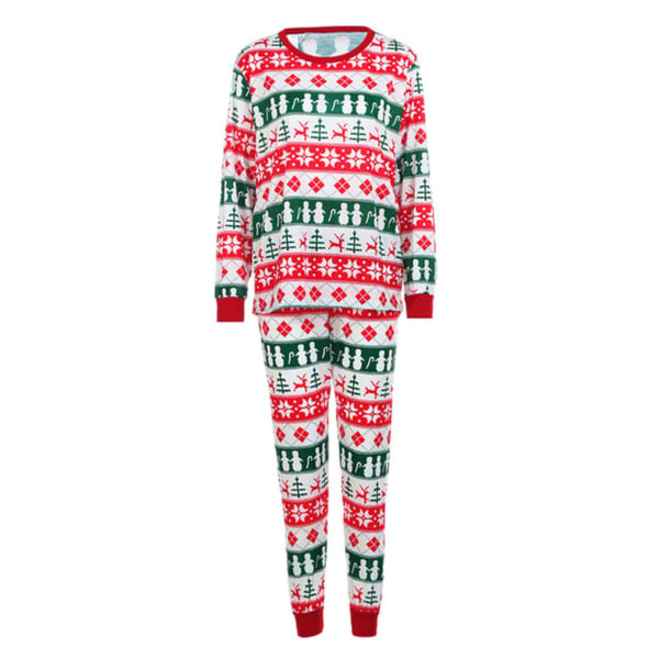 Julfamiljens semesterpyjamas matchande set jultoppar och byxor sovkläder child 14