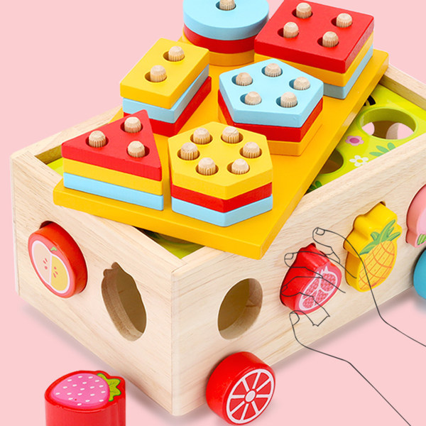 Byggklossar Pedagogisk leksak Förbättra kognitiv matchning Monteringspresent för barn Barn Baby picture section