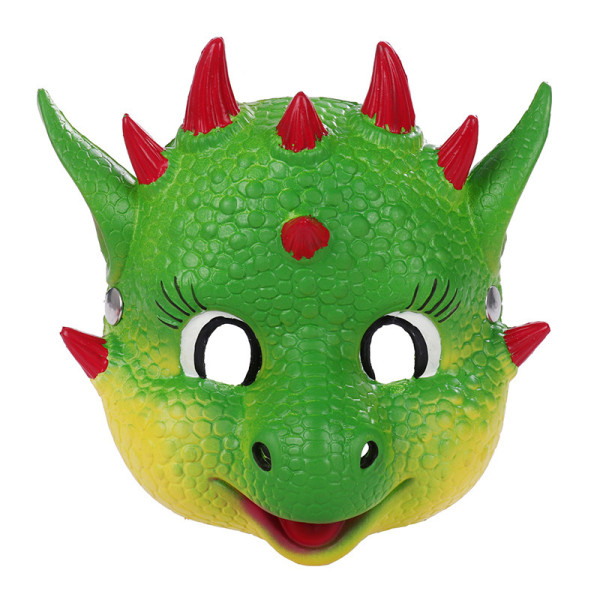 Halloween nya barns cosplay klänning fest stilig dinosaurie mask vingar två delar set red dragon wings one size fits all