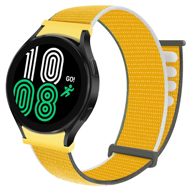 Nylonloop för Samsung Galaxy Watch 6-5-pro-4 44mm 40mm armband Utan glipor 20mm Armband Sportarmband Galaxy 4-6 classic 43mm 47mm Rem Sunflowet21 Galaxy 4 40mm 44mm