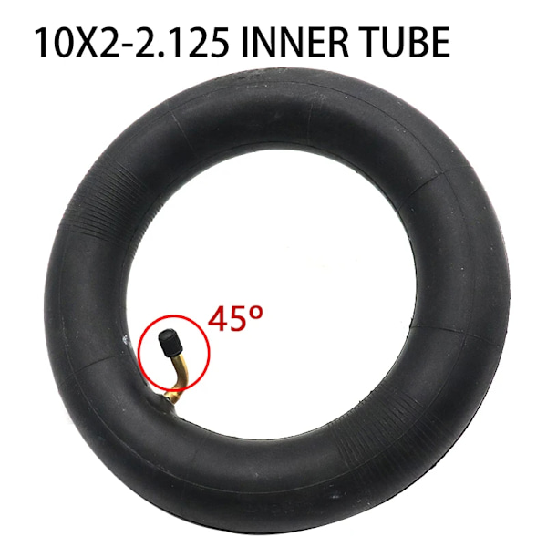 10 tum 10x2/2.125 Innerslang 10x2 Innerkamera 10x2.125 Innerdäck för Elektrisk Skoter Balans Bil Tillbehör inner  tube 45D