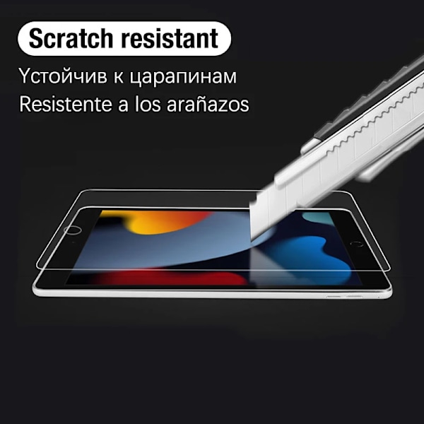 9H Härdat Glas Skärmskydd För Ipad Pro 12.9 11 6:e M4 M2 2024 Air 5 4 3 2 1 9 9:e 10 10:e Gen Mini 6 10.9 10.2 9.7 Film For mini 45