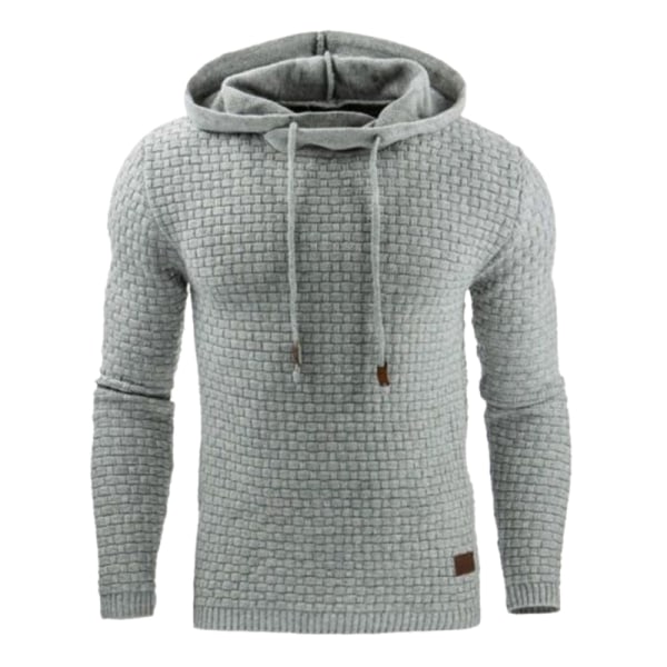 Emperor Hoodie Herr Jacquard Långärmad Hoodie Hoodie Warm Coat 3xl light grey