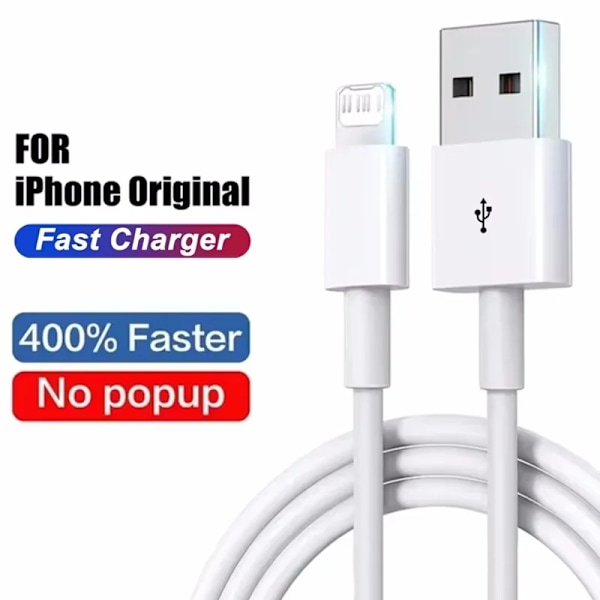 20W PD Typ C Snabbladdningskablar För iPhone 14 13 12 11 Pro Max /ipad/ipod Datalina 2M 1M Snabbladdning USB C Kabel Tillbehör USB-A to L Cable 2m