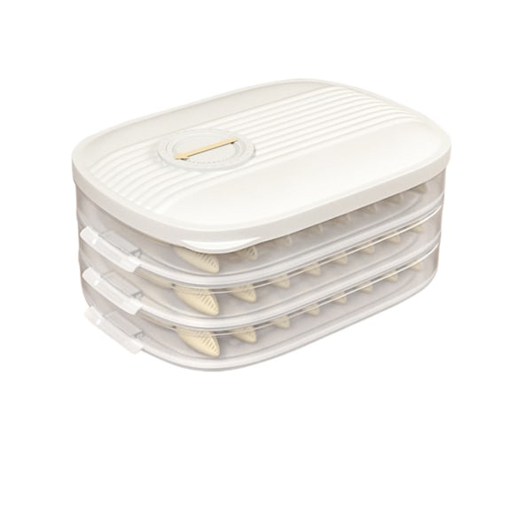 Food Grade Dumpling Box Multipurpose Kylskåp Food Fresh Förvaringsbox 3