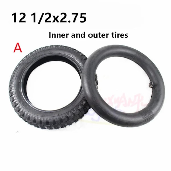 12.5x2.75 Däck 12 1/2x2.75 Pneumatiskt Däck Innerslang för MX350 MX400 Scooter 49cc Motorcykel Mini Dirt Bike Däck inner tube 90D