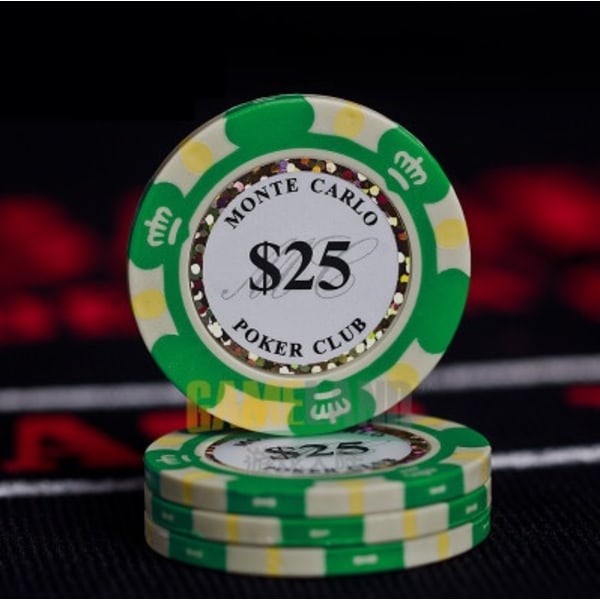Casino Professional Casino Chip Poker Chips 14g Clay/Iron/ABS Casino Chips Texas Hold'em Poker purple