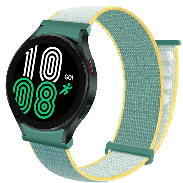 Nylonloop för Samsung Galaxy Watch 6-5-pro-4 44mm 40mm armband Utan glipor 20mm Band Sportarmband Galaxy 4-6 classic 43mm 47mm Rem Sunshine17 Galaxy 5 40mm 44mm