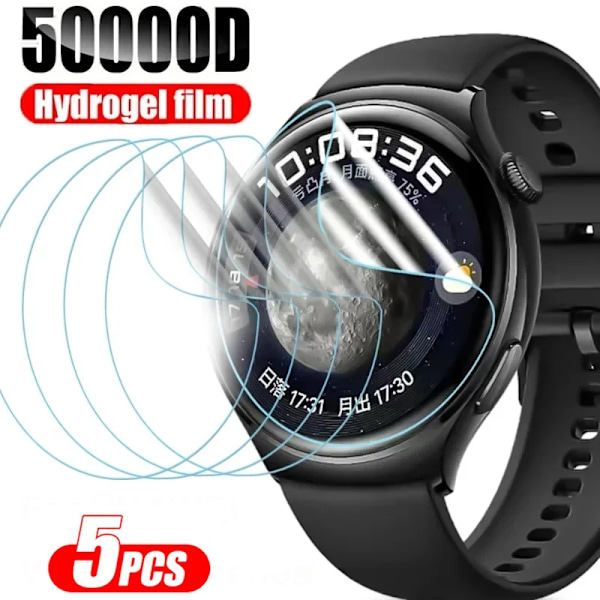 Skärmskydd för Huawei Watch GT4/GT5 41mm 46mm Smartwatch Hydrogel Film för Huawei Watch GT3/GT5 Pro 42mm 46mm Ej Glas For GT3 42mm 3PCS