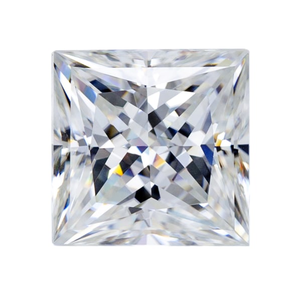 Moissanite Square Diamond D Color VVS Clarity Förlovningsring Örhängetillbehör 1
