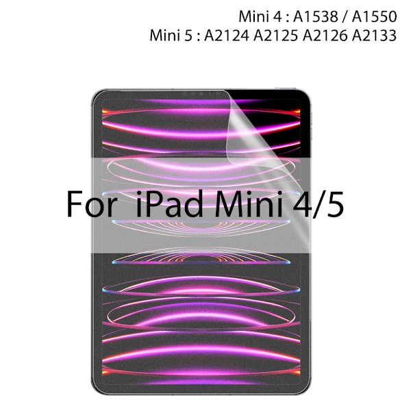 Pappersliknande skärmskydd PET för iPad 9.7 Air 2 3 10.5 Air 4 5 10.9 Pro 11 12.9 10.2 10 9:e 8:e 7:e Gen Mini 1 2 3 4 5 6 iPad Mini 4 Mini 5