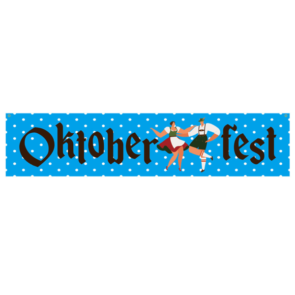 Oktoberfest Festival Banner Färgglad temafestival hängande banderoll för hemmabar a