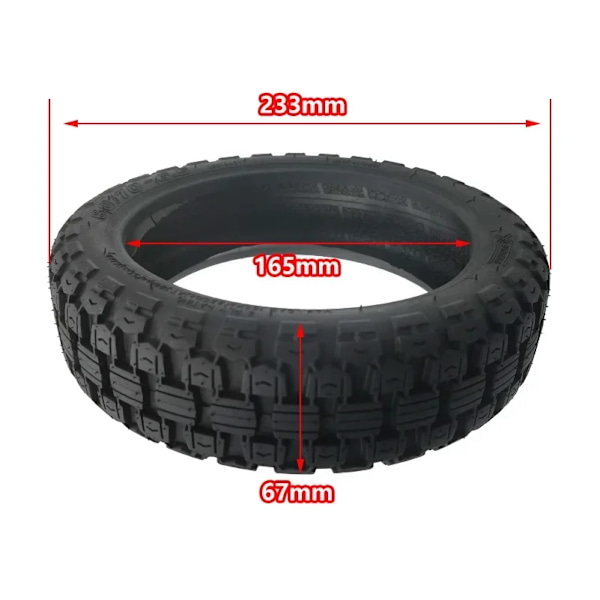 60/70-6.5 Inre Yttre Däck Offroad för Ninebot MAX G30 Elektrisk Scooter Fram Bak Däck Hjuldelar Scootertillbehör inner tube