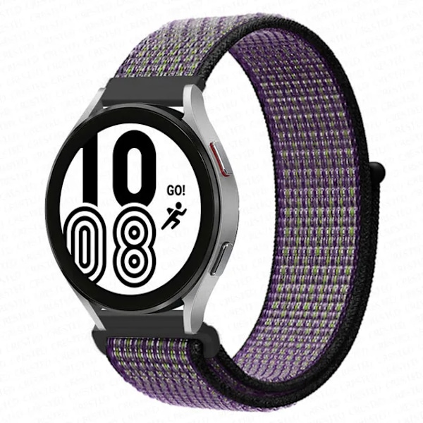 Nylon Loop Band för Samsung Galaxy Watch 6 4 7 classic/5 Pro/active 2/Gear S3 20mm/22mm Armband Huawei watch GT 2e 3 pro rem SandVolt 49 22mm
