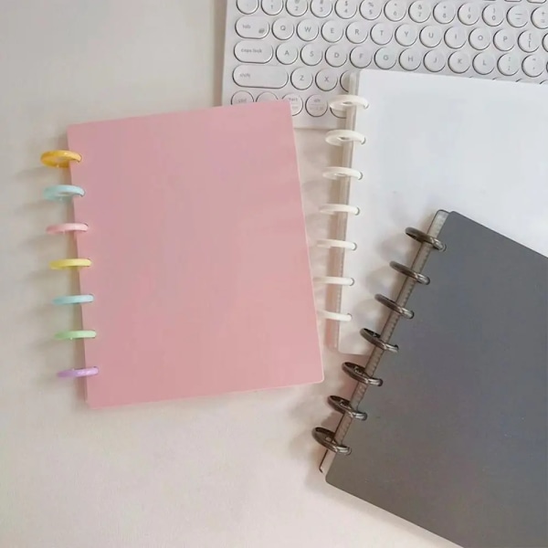3-tums Kpop Fotoalbum Enfärgat Insats Lösblad Svamphåls Kortsamlingsbok Foto Vykort Förvaringskortshållare Transparent-20 pages