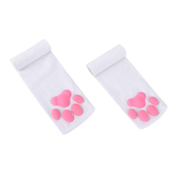 Cat Paw Socks Kawaii 3D Cat Claw Beanies Dam Paw Kawaii strumpa Lolita Cosplay white