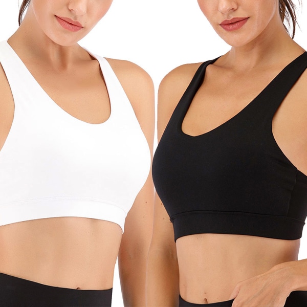 Workout Sports Bras for Women Breathable Running Yoga Top Fitness Backless Clothes with a 2xl