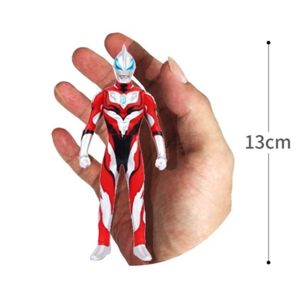 Ultraman modell 13 cm vinyl docksamling leksaksmodell för barns semesterpresent ultraman geed