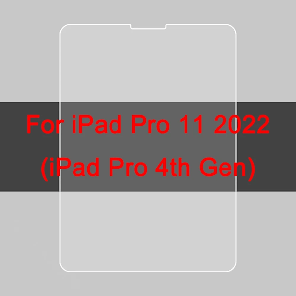 3 st PET Mjuk Film för iPad 10:e Gen Pro 11 12.9 Air 5 4 10.9 Skärmskydd för iPad 10.2 9:e 8:e 7:e Mini 6 Pro 9.7 5:e 6:e Pro 11 2022 4th