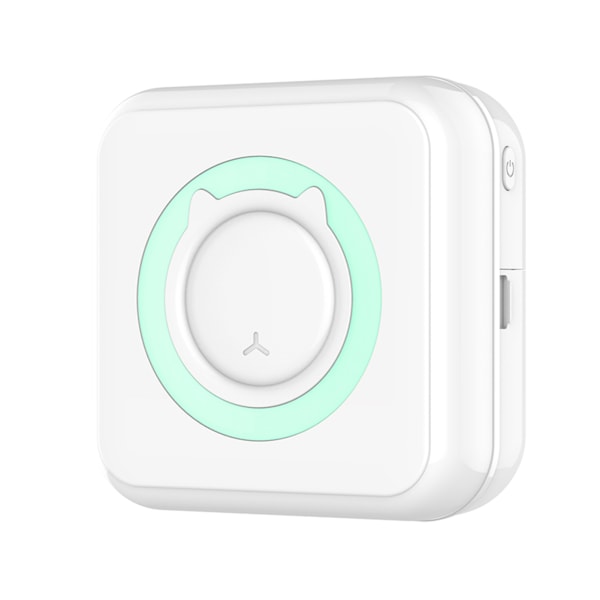 Bärbar BT-telefon Fotoskrivarficka Mini Bluetooth-kompatibel termisk klistermärke c15 white  green