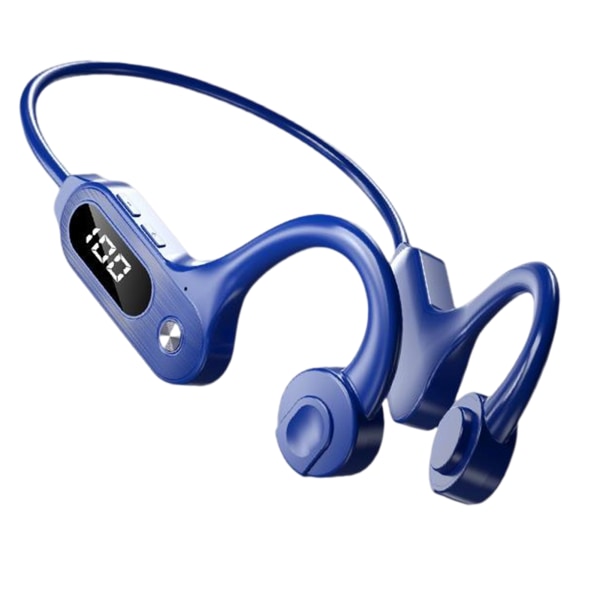 Hängande Digital Display-hörlurar Stabila och pålitliga hörlurar för att lyssna på musik blue