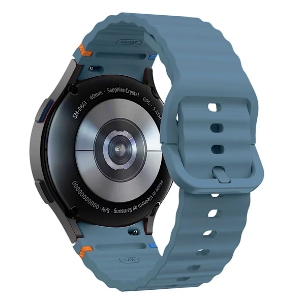 Originalt silikonarmband för Samsung Galaxy Watch 7 FE 6 4 Classic 5 pro 44mm 40mm 43mm 47mm 45mm Armband Galaxy Watch6 7 Rem OfficialU Galaxy 6 40mm 44mm
