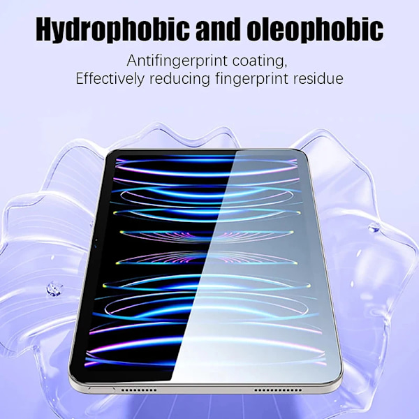 1 st 9H Härdat Glas För iPad 10:e Gen Pro 11 12.9 Air 5 4 10.9 Pro 9.7 Mini 6 Fullständigt Skärmskydd För iPad 10.2 7:e 8:e 9:e Air 5
