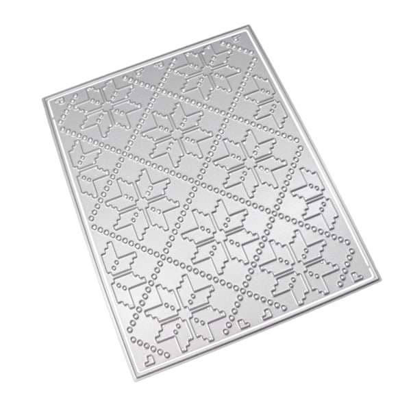 Skärverktyg i kolstål Pappersklippande stencilpräglingsverktyg för gör-det-själv scrapbooking Fotoalbum silver