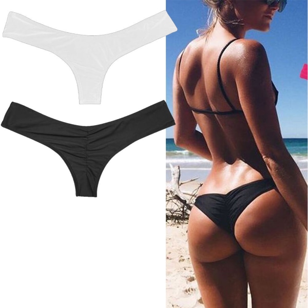 Sexig Kvinnor Bikini Brasiliansk Fräck Bottom String V Badkläder Baddräkt Trosa Trosor a s