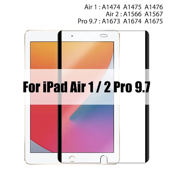 Pappersliknande Magnetiskt Skärmskydd För Ipad 9 8 7 6 5 9:e Generationen 10 Ipad Pro 11 12.9 10.5 9.7 Air 5 4 13 2024 Mini 6 Film Air 1 2 or Pro 9.7