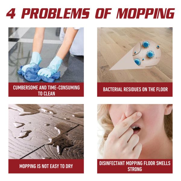 Multipurpose Cleaning Solution Deep Clean Skyddsskikt syresatt för moppning och polering av golv 100ml