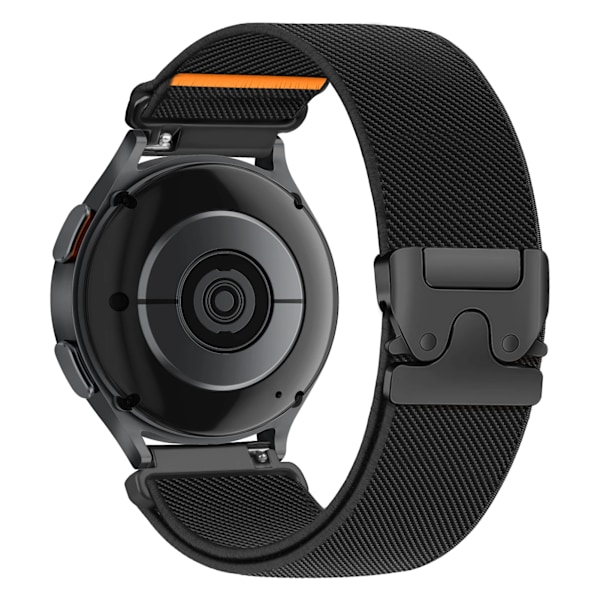20mm 22mm Klockarmband För Samsung Galaxy Watch 7/FE/5/pro/6/4/Classic/3 Fallskärmsarmband correa Huawei watch GT 2 3 4 5 Band black 22mm watch abnd