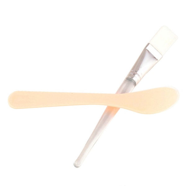 Bärbara skönhetsverktyg DIY Masque Spoon Spatel Sminkborste Praktiska verktyg för ansiktsvård a