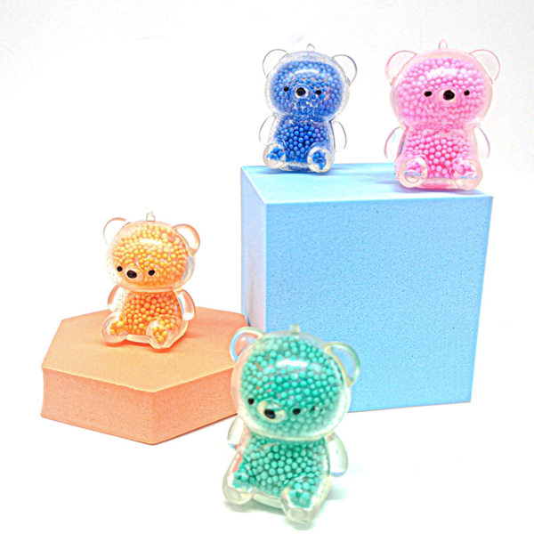 Söt björn Anti Stress Squeeze Sensory Toys Anti-Angest Sensorisk Squeeze Fidget Toy för att lindra stress från arbetet b