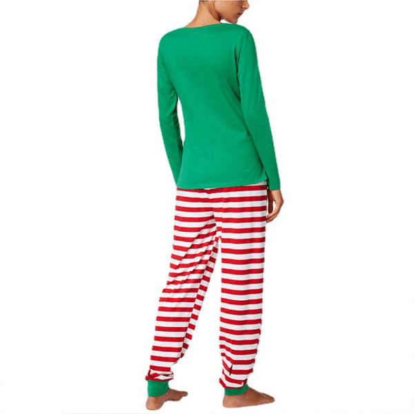 Jul familjesemester Pyjamas Matchande set Print Jul Topp nattkläder Set child 4t