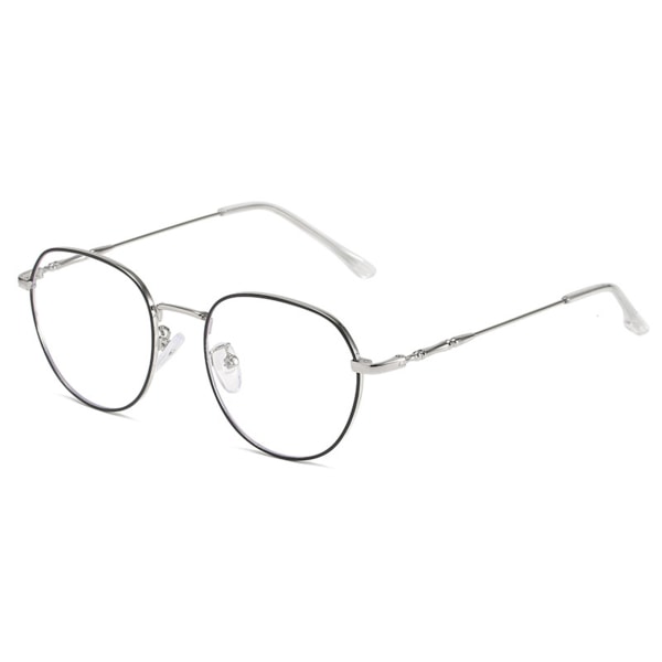 Anti Blue Light Glasögon För Kvinnor Män Datorglasögon med PC-lins och Silikon Nose Pad Järn blacksilver