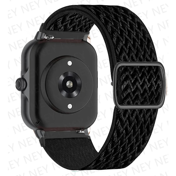 Nylon Elastiskt band För Amazfit gts-gtr 4-3-2-2e-mini-pro-Stratos Bohemiskt Glänsande Pride armband bip-U-pro-S-lite 20mm 22mm Armband Wavy black 30 20mm watch band