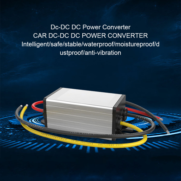 Vattentät DC Buck Converter Regulator Justerbar power för fordonsövervakning 12v24v to 3.3v5a