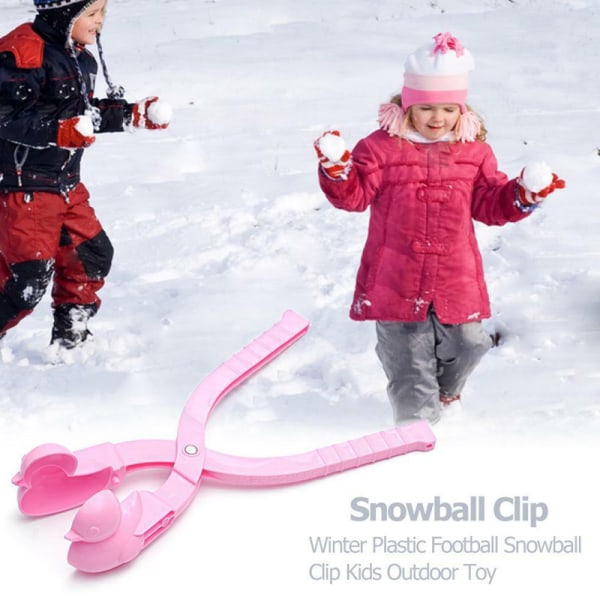 Snow Duck Clip Snowball Maker Sand Clay Form Tool för Childern Kids Winter Outdoor 3pc