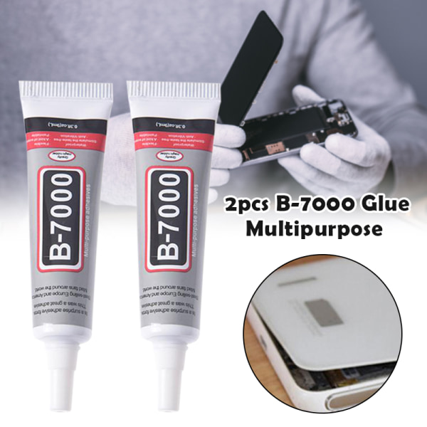 2st B-7000 Lim Multipurpose DIY Craft 9ml DIY Mobiltelefon Pekskärmsglas Super Glue Best b7000 9ml 2pcs