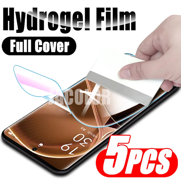 5 ST Säkerhetsfilm För Oppo Find X6 X5 X3 X2 Pro Skärm Gel Skydd Hydrogel Film För FindX6 X6Pro X5Pro X 6 Hidrogel Inte Glas For Find X2
