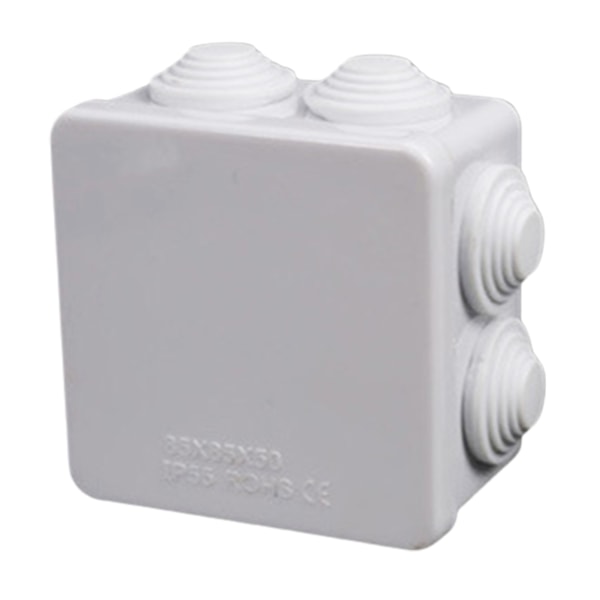Vattentät kopplingsdosa ABS elbox inomhus utomhus kabelkontakt ra 100x100x70mm