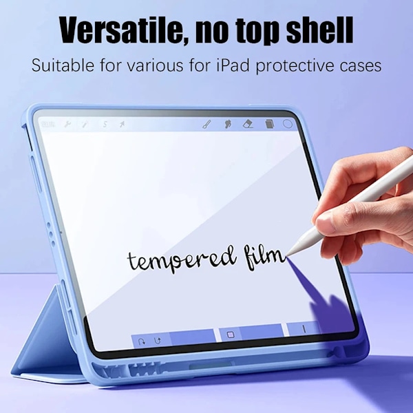1 st 9H Härdat Glas För iPad 10:e Gen Pro 11 12.9 Air 5 4 10.9 Pro 9.7 Mini 6 Fullständigt Skärmskydd För iPad 10.2 7:e 8:e 9:e Pro 12.9 2015-2017