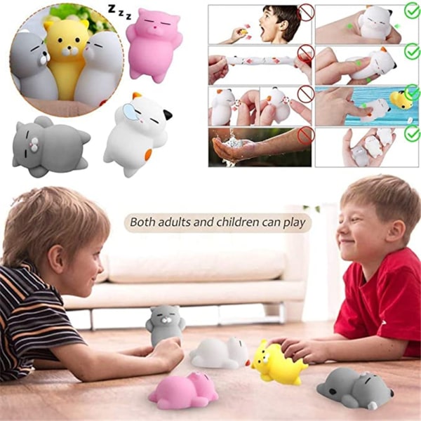 Sensory Fidget Toys Pack Anti-stress Fidget Toy Set Pop Bubble Fidget Toy för barn Lek tillsammans a