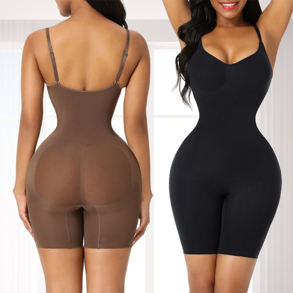 Fashion Shapewear Body Sömlös figurformande Body Shaper l brown triangle