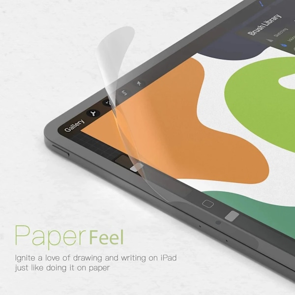 Pappersliknande skärmskydd PET för iPad 9.7 Air 2 3 10.5 Air 4 5 10.9 Pro 11 12.9 10.2 10 9:e 8:e 7:e Gen Mini 1 2 3 4 5 6 Pro Air 3 10.5