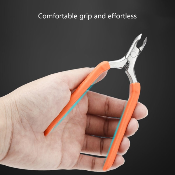 Remove Dead Skin Clipper Cuticle Cutter Remover Trimning Manikyr Nail Art Tool orange