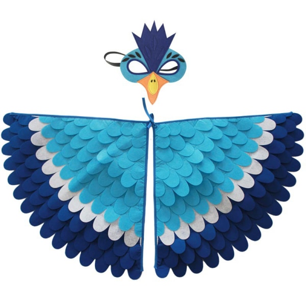 Birds Wing Kostym Halloween Rollspel Party Favors Festival Sjal Rave Dress Up för barn Nytt 36