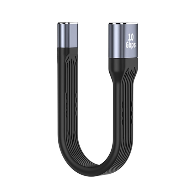 USB C till USB C-kabel Hållbar USB förlängningskabel USB -hane till USB hane-sladd 10 Gbps dataöverföringsadapter för surfplatta c